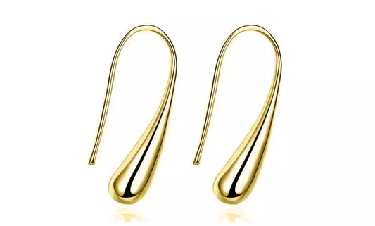 Statement Golden Drop Earring