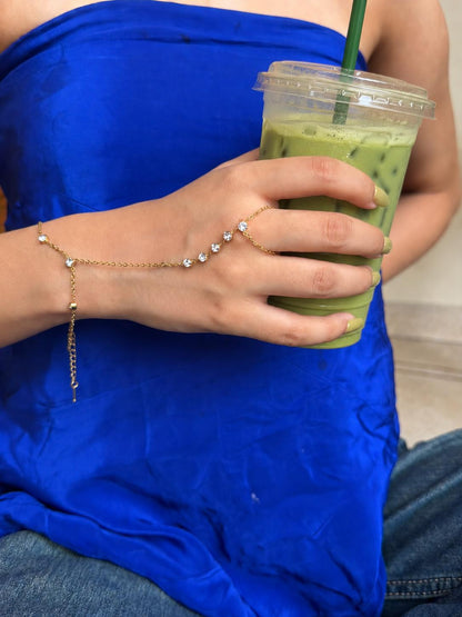 Off Script Hand Chain Bracelet