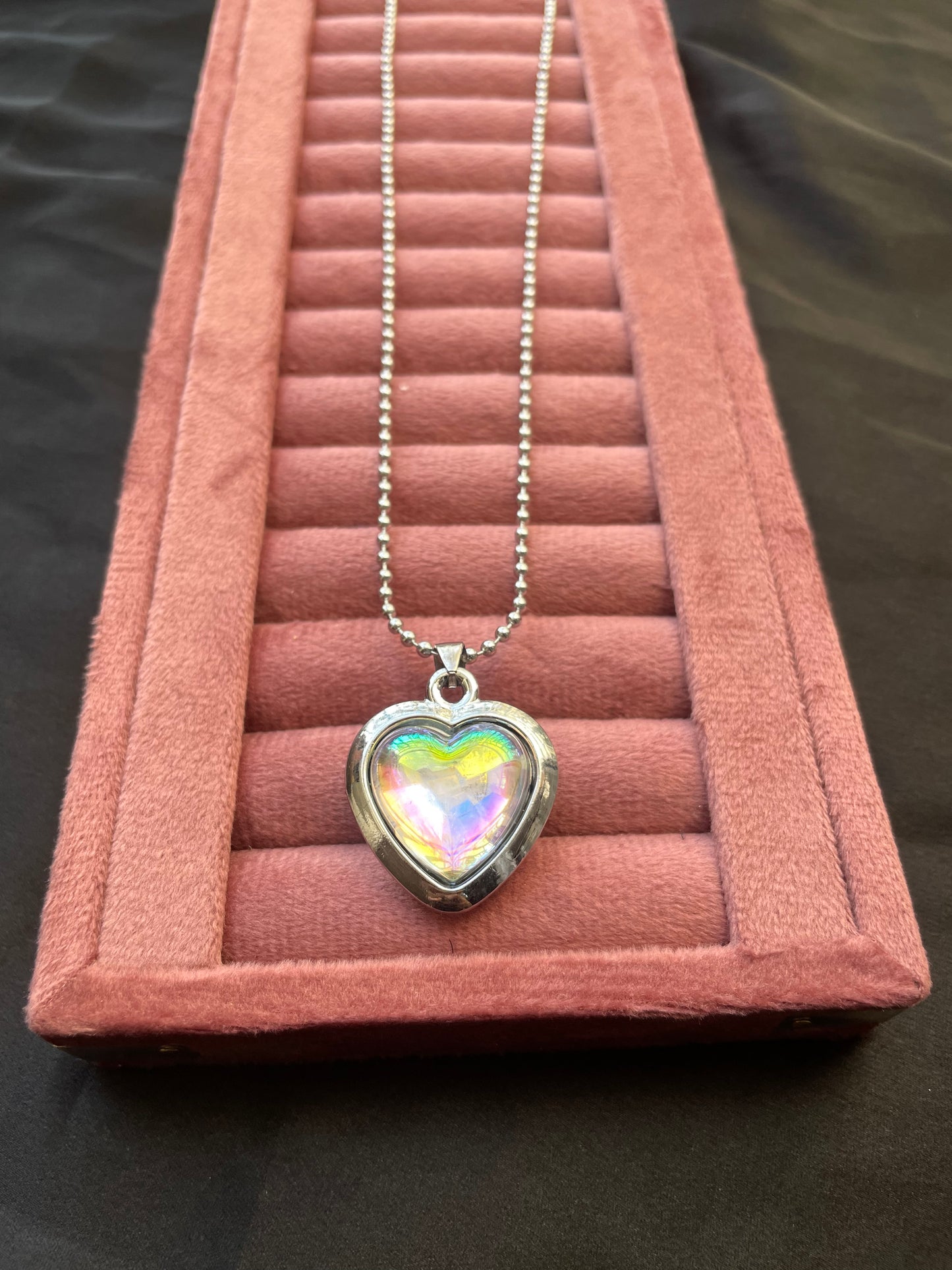 Dreamy Crystal Heart Necklace