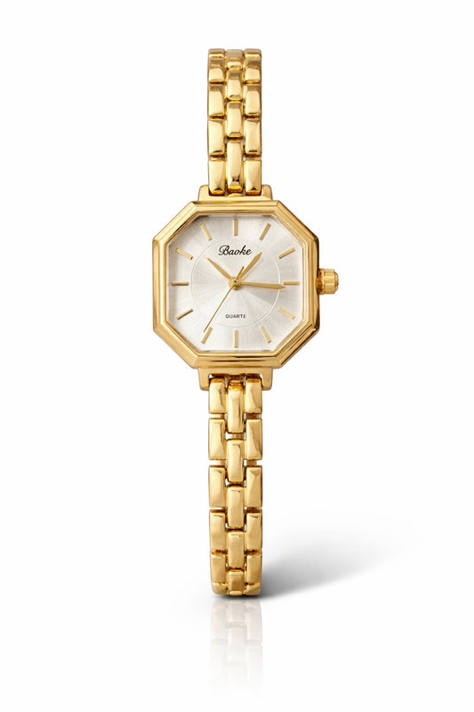 Genevieve White Dial Watch