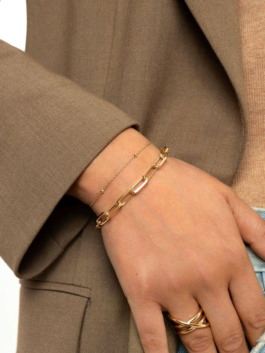 Layer Slayer Gold Link Bracelet