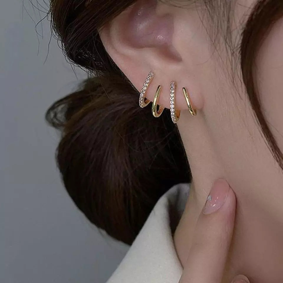 Minimalist Gold Ear Cuffs