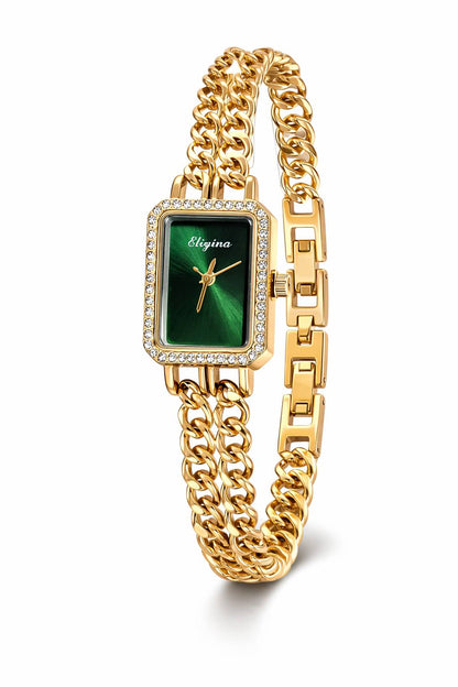 Lyra Green Dial Watch