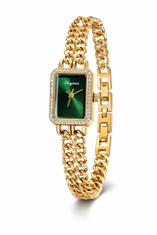 Lyra Green Dial Watch